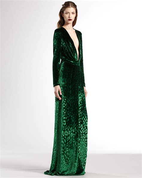 gucci green velvet dress|net a porter gucci dress.